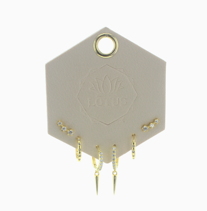 Trio Earrings - Natalie