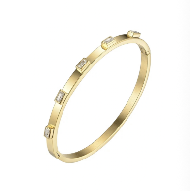 Baguette Bangle Bracelet