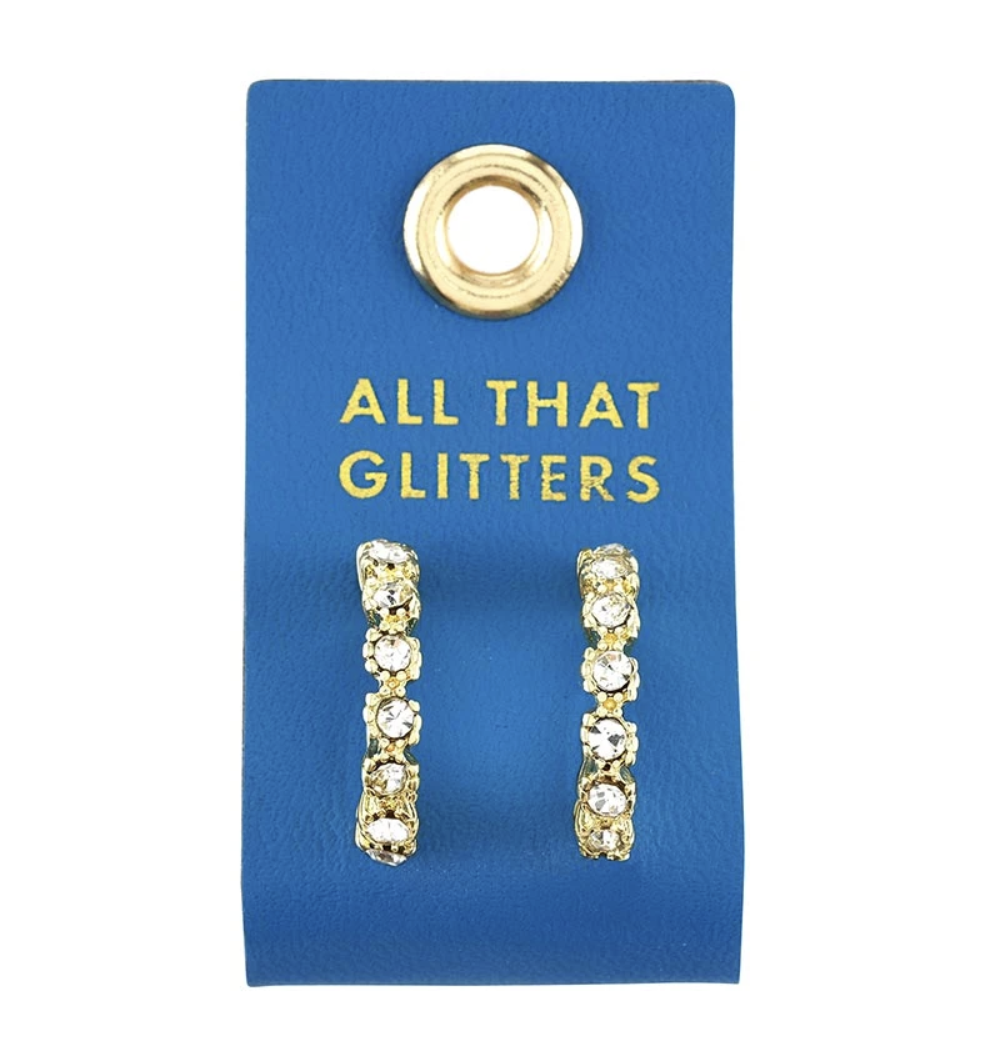 Palm Beach Stud Love Earrings - All That Glitters