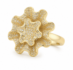 Coral Bloom Ring