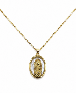 Mother of Pearl Virgin Mary
