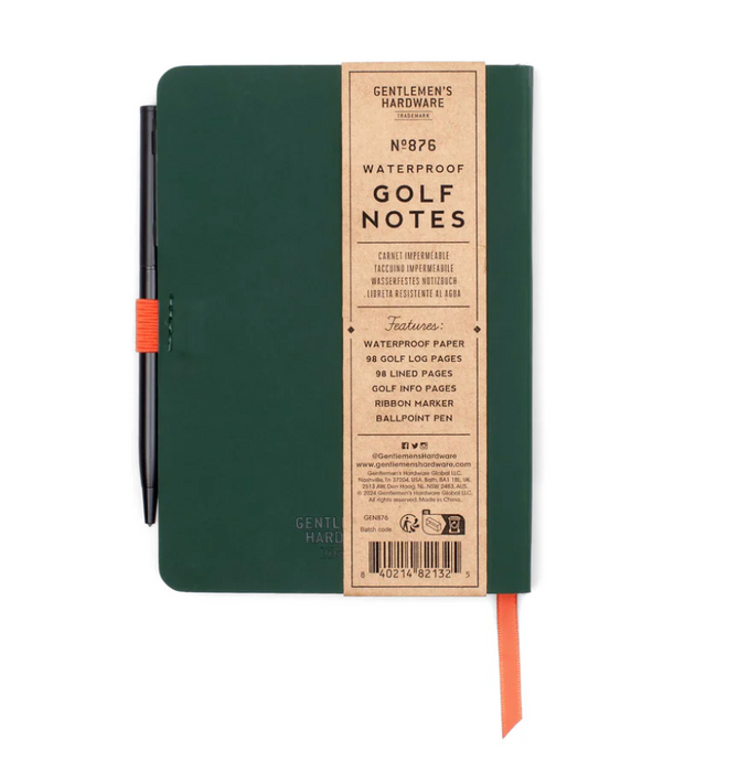 Waterproof Golf Notebook