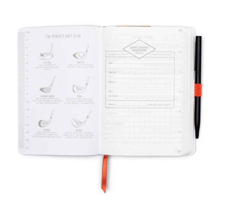 Waterproof Golf Notebook