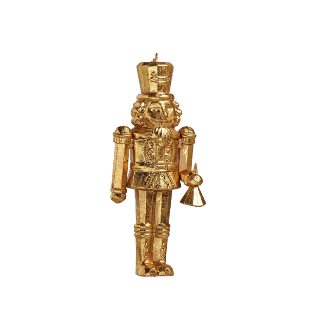 Gold Nutcracker Ornament