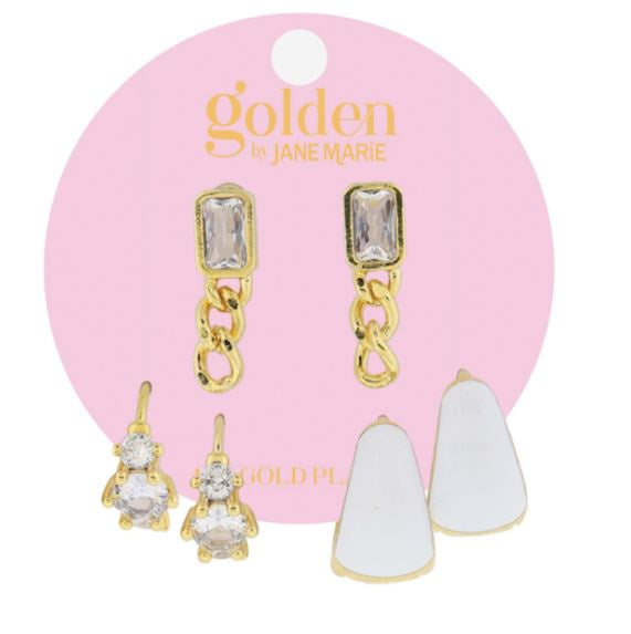 Sharon Trio Earring Set