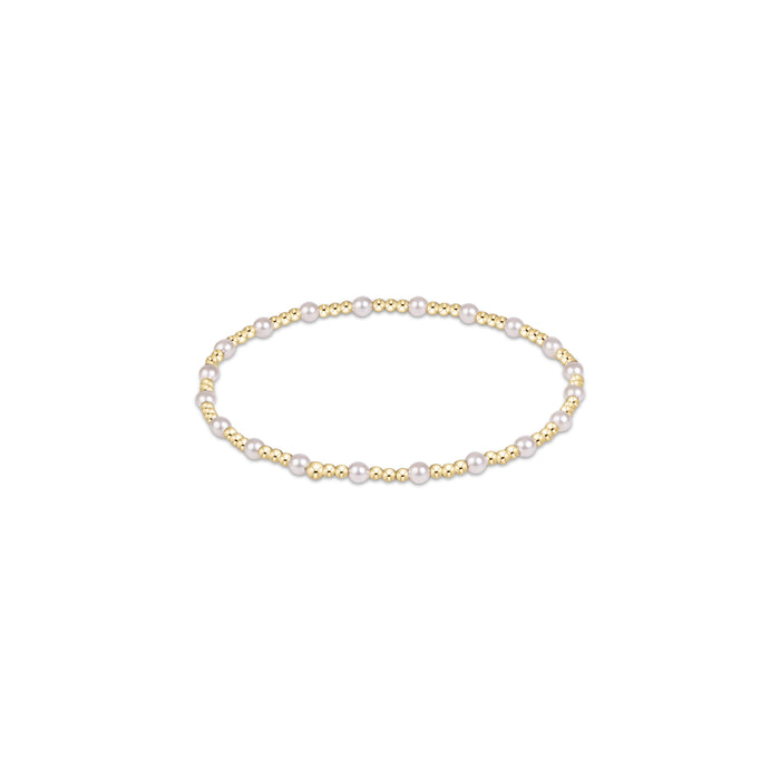 Classic Gold Pearl Sincerity Bead Bracelet