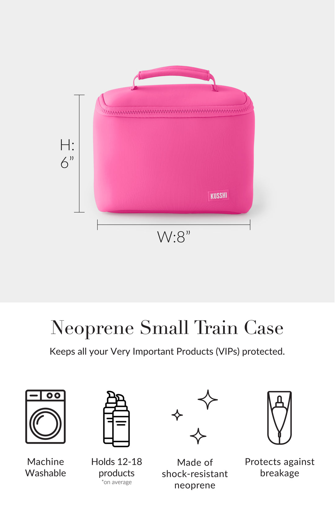 Neoprene Small Train French Pink/Sherbert