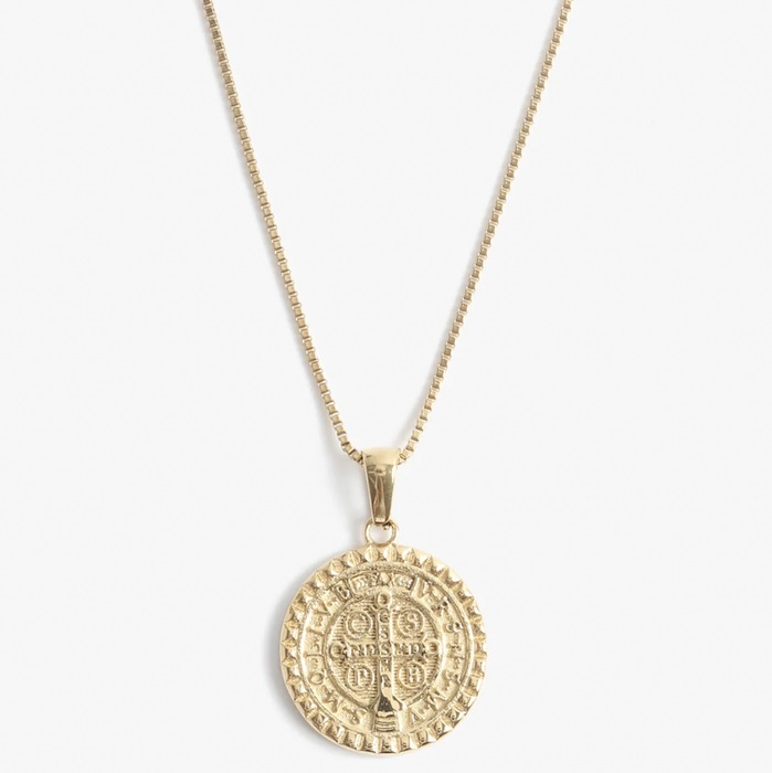 St. Benedict Pendant Gold