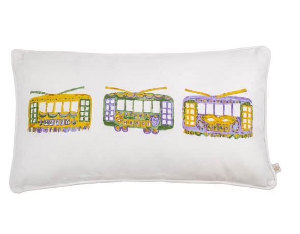 Streetcar Parade Lumbar Pillow