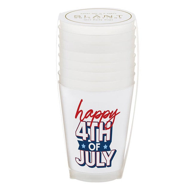 Frost Cups - Happy 4th of July - 8 Pack