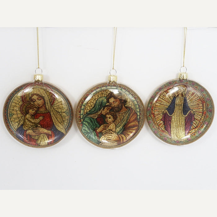 Nativity Disc Ornament