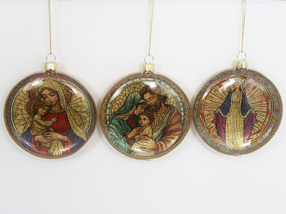 Nativity Disc Ornament