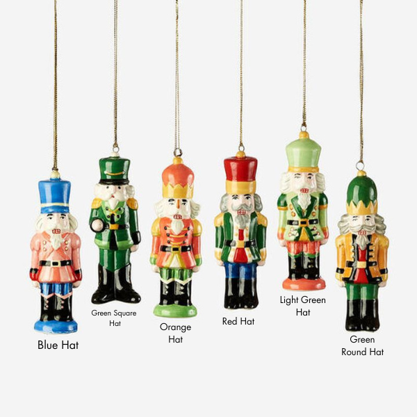 Nutcracker Ceramic Ornament