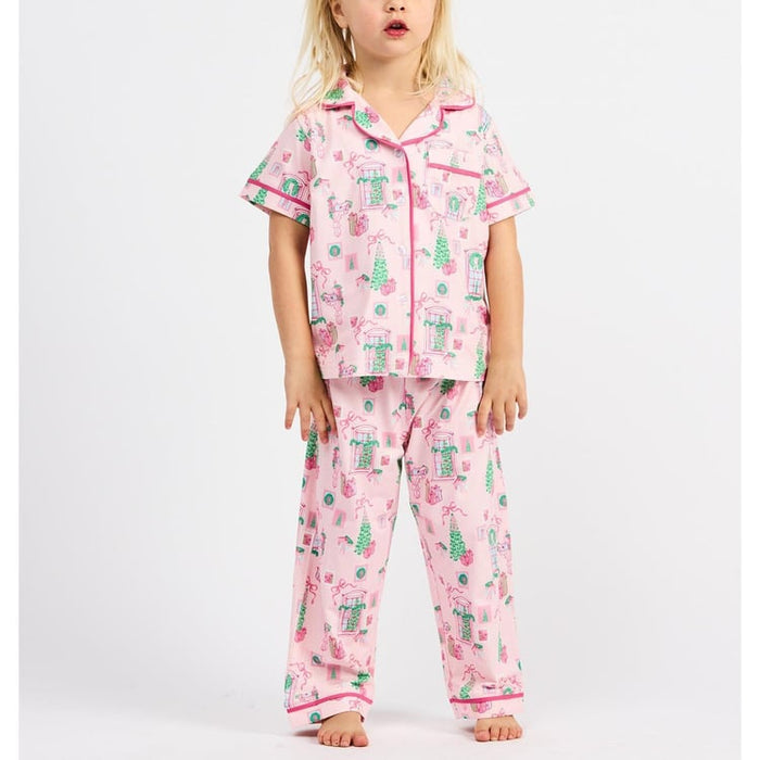 Toddler Christmas Cottage Pajama Set