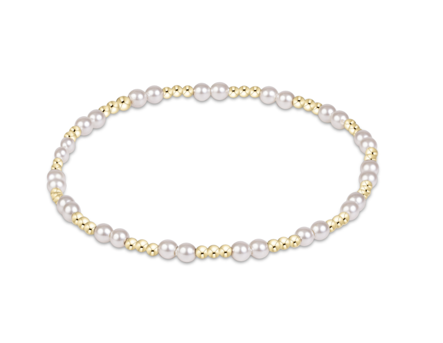 Together Gold Pearl Bead Bracelet