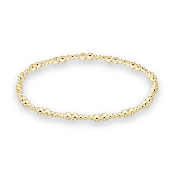 Together Gold Bead Bracelet