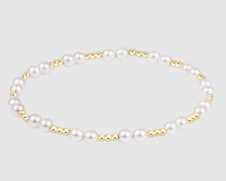 Together Gold Pearl Bead Bracelet