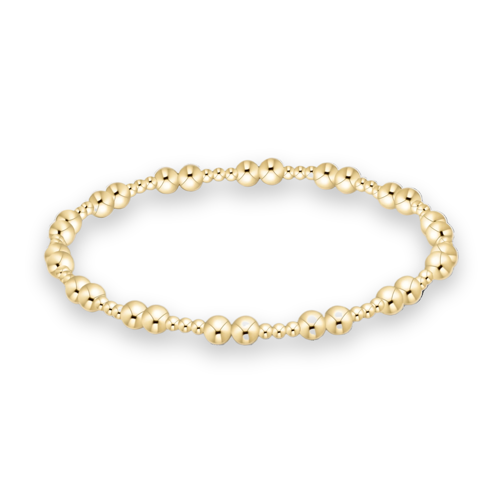 Together Gold Bead Bracelet
