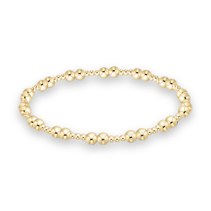 Together Gold Bead Bracelet