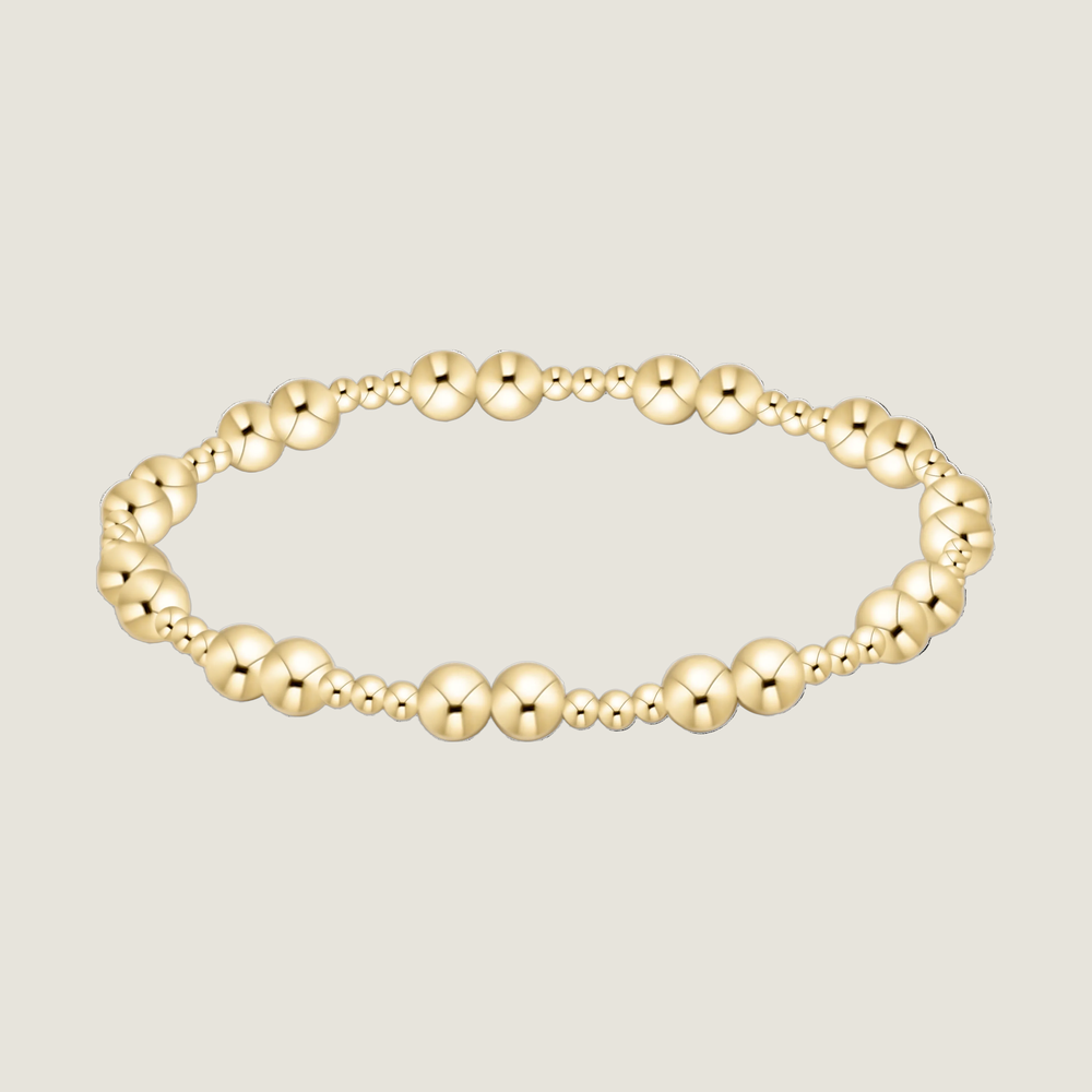 Together Gold Bead Bracelet