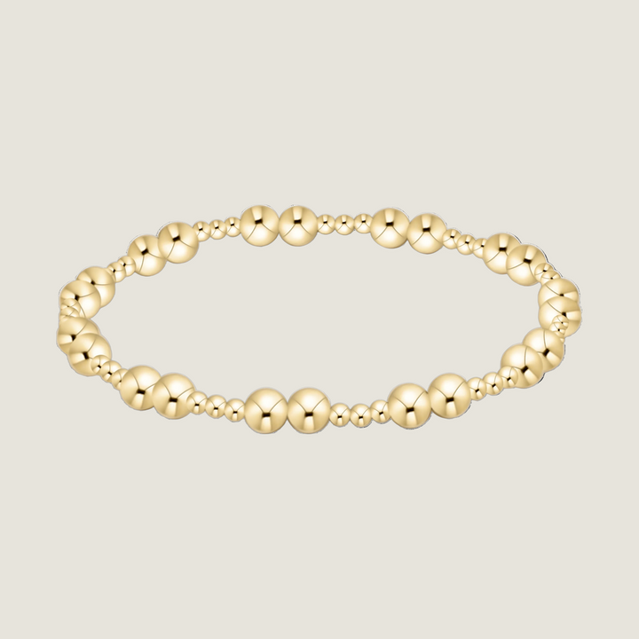 Together Gold Bead Bracelet