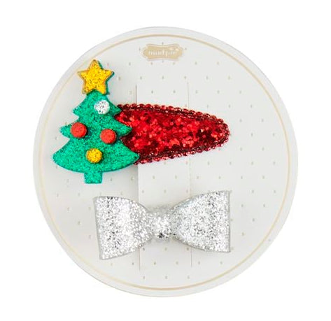 Christmas Hair Clip Set