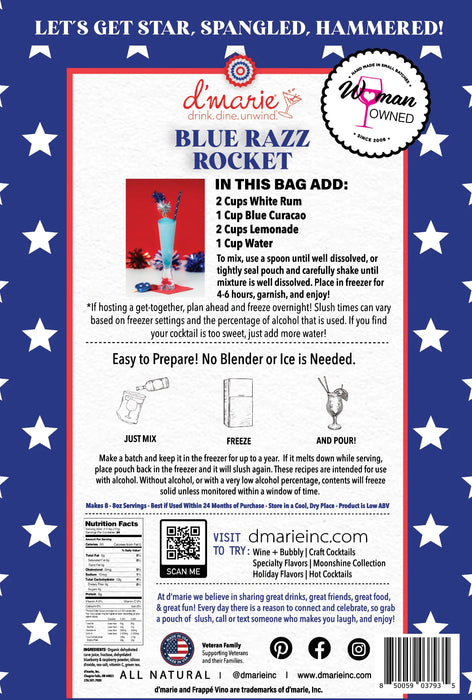 Blue Razz Rocket Cocktail Mix