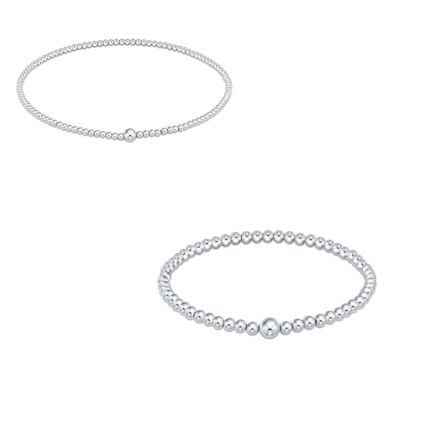 Classic Sterling Bead Bangle