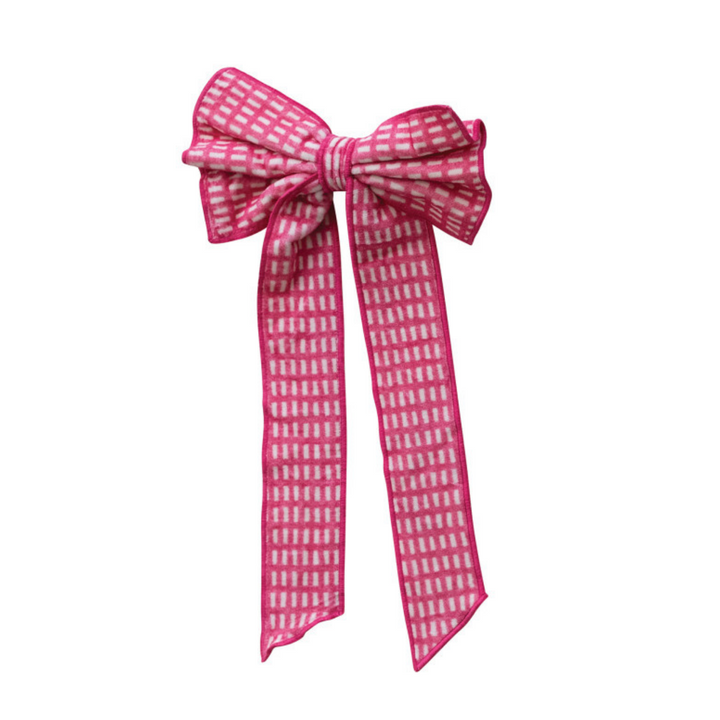 Velvet Pattern Bow