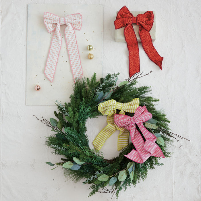 Velvet Pattern Bow