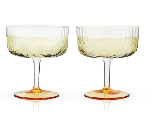 Gatsby Coupe Glasses Set of 2