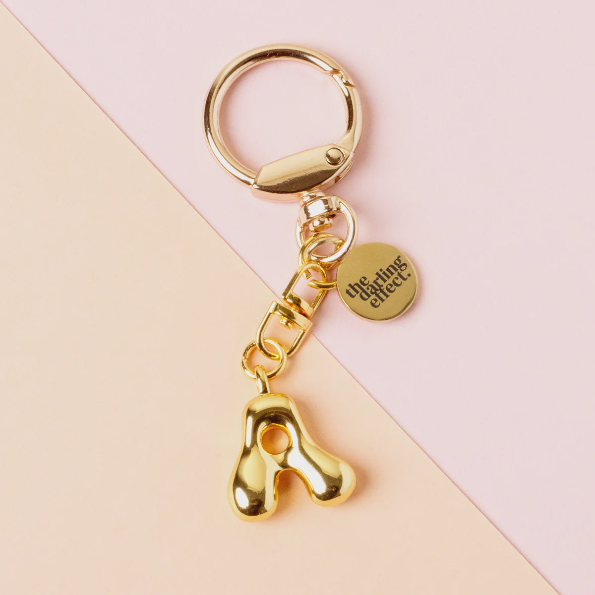 Bubble Letter Keychain Bag Charm — The Basketry by Phina