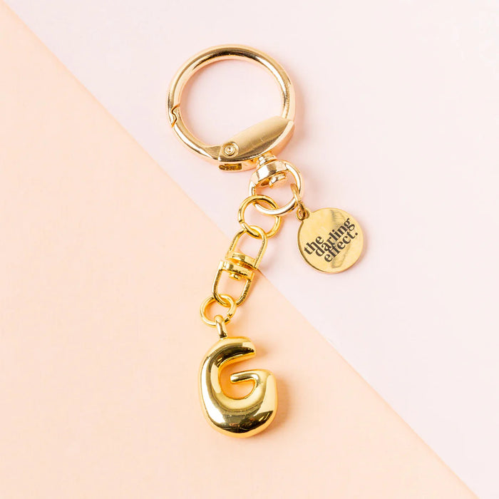 Bubble Letter Keychain Bag Charm