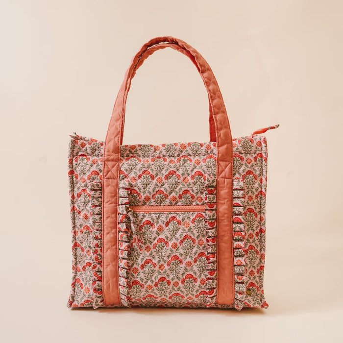 Everbloom Dusty Rose The Everyday Quilted Tote Bag