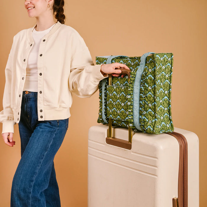 Everbloom Forest Green The Everyday Quilted Tote Bag