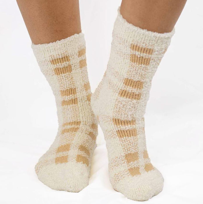 Women's Plaid Snuggle Socks