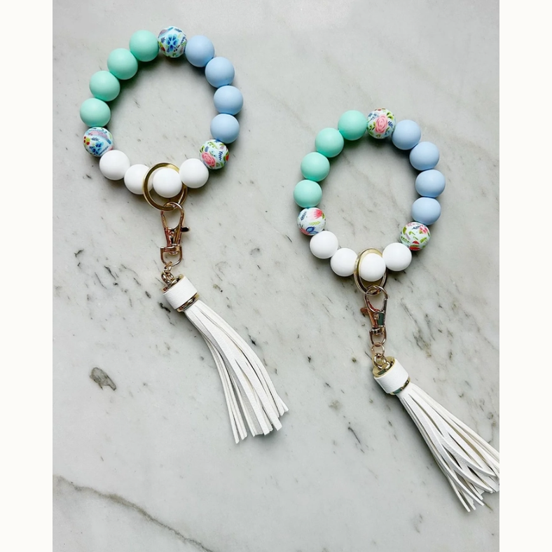 Wristband Keychain - Garden Party