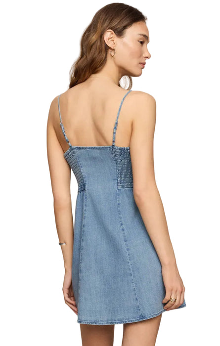 Angel Eyes Denim Mini Dress