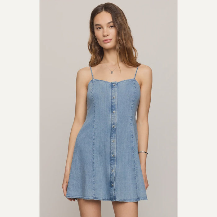 Angel Eyes Denim Mini Dress