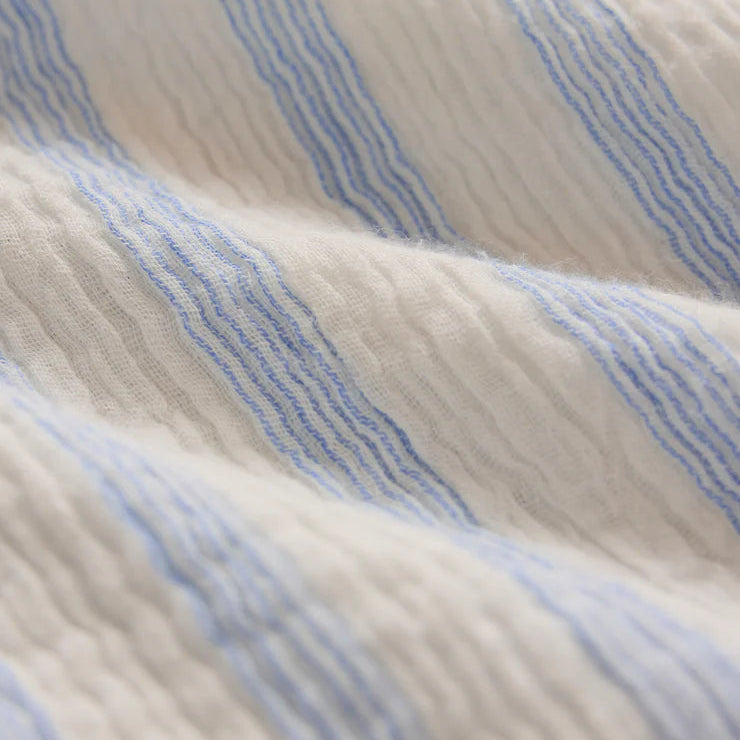 Shellbound Striped Gauze Dress