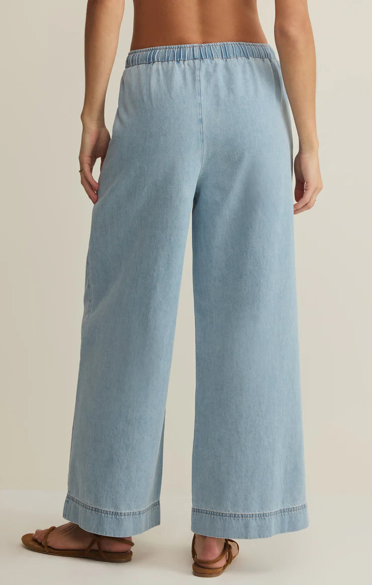 Daycation Denim Utility Pant - Coastal Water