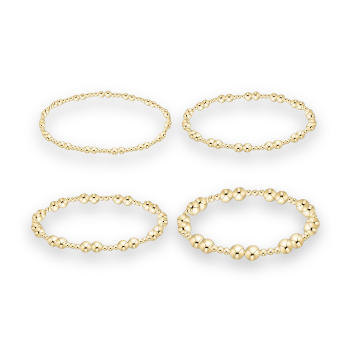 Together Gold Bead Bracelet