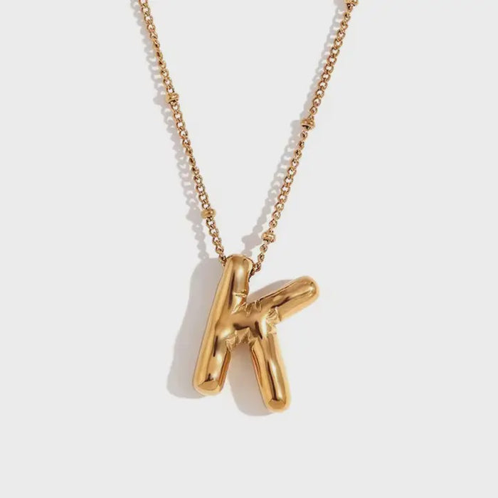 Bubble Letter Necklace