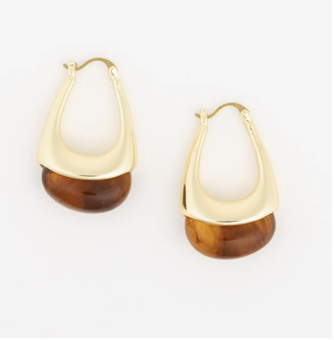 Talia Tortoise Earrings