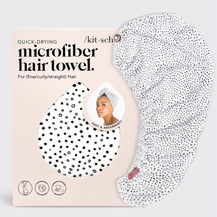 Quick Dry Hair Towel - Micro Dot