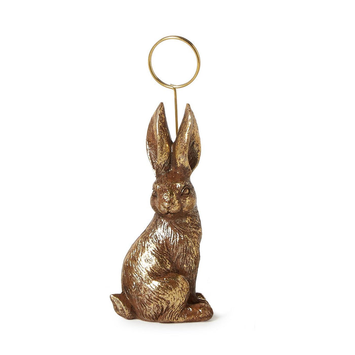 Golden Bunny Place Card / Photo Holder (FINAL SALE)