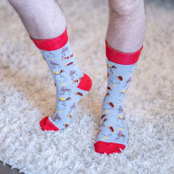 Mens BBQ Socks