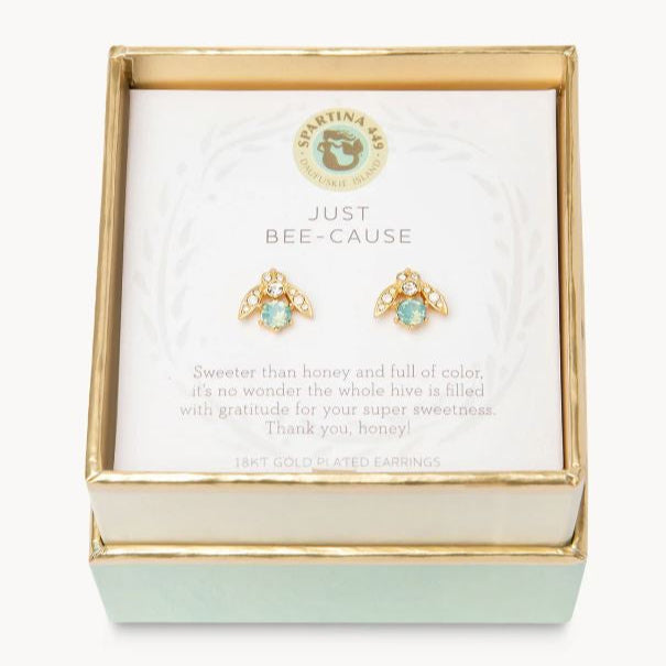 Sea La Vie Stud Earrings Just Bee-cause/Little Bee