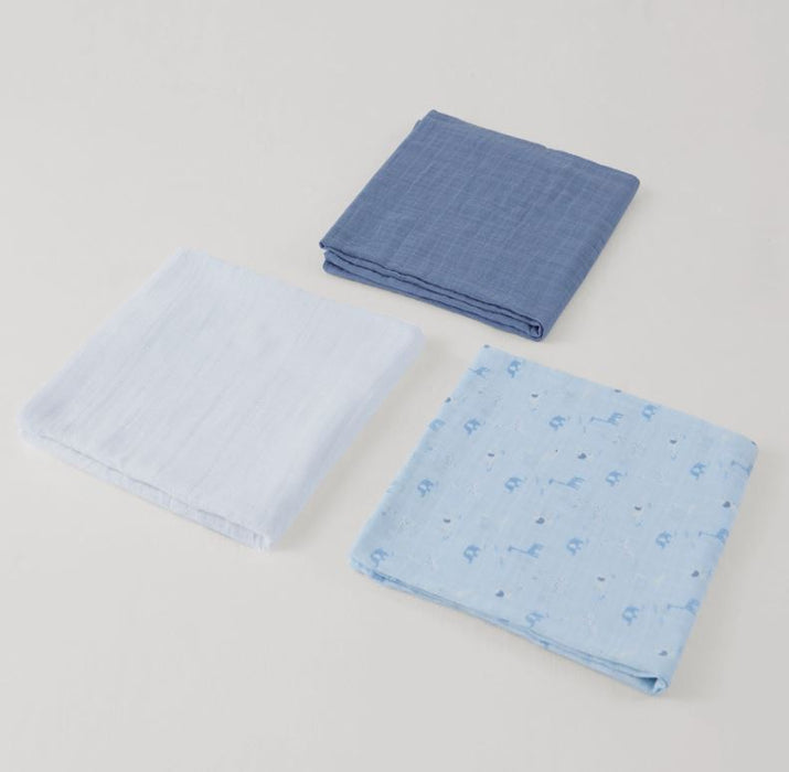 3 Pack Muslin Swaddles