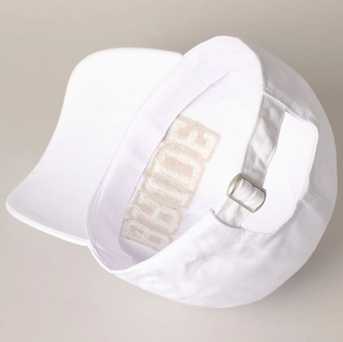 Bride Chenille Letter Patch Cotton Baseball Cap